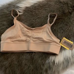 Medium nude colored pull over bra